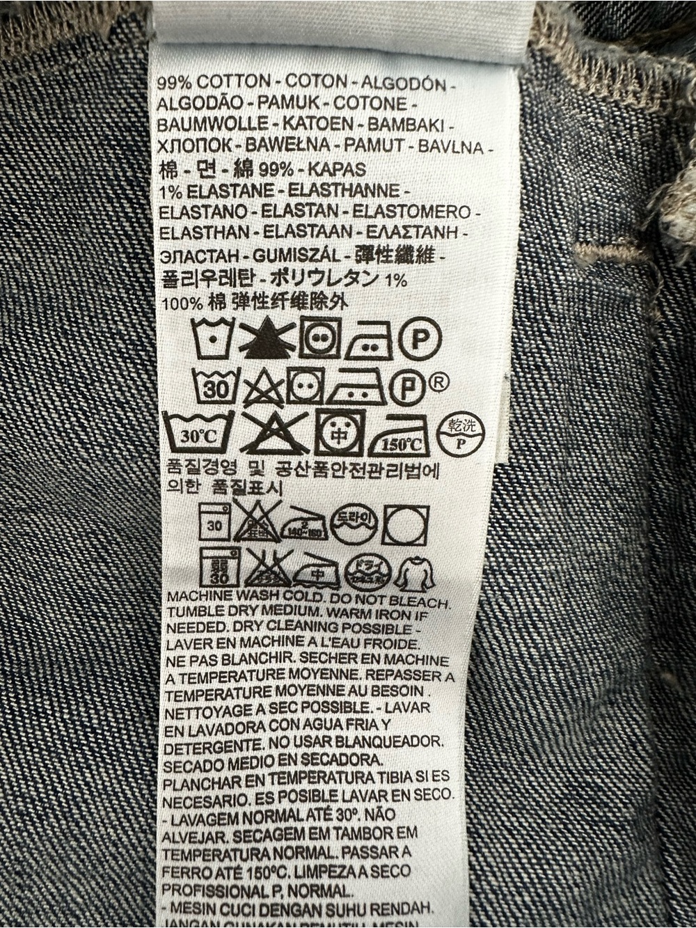 Levi’s Classic Trucker Denim Jacket Blue Medium Wash Stretch Women’s Medium - Picture 7 of 7